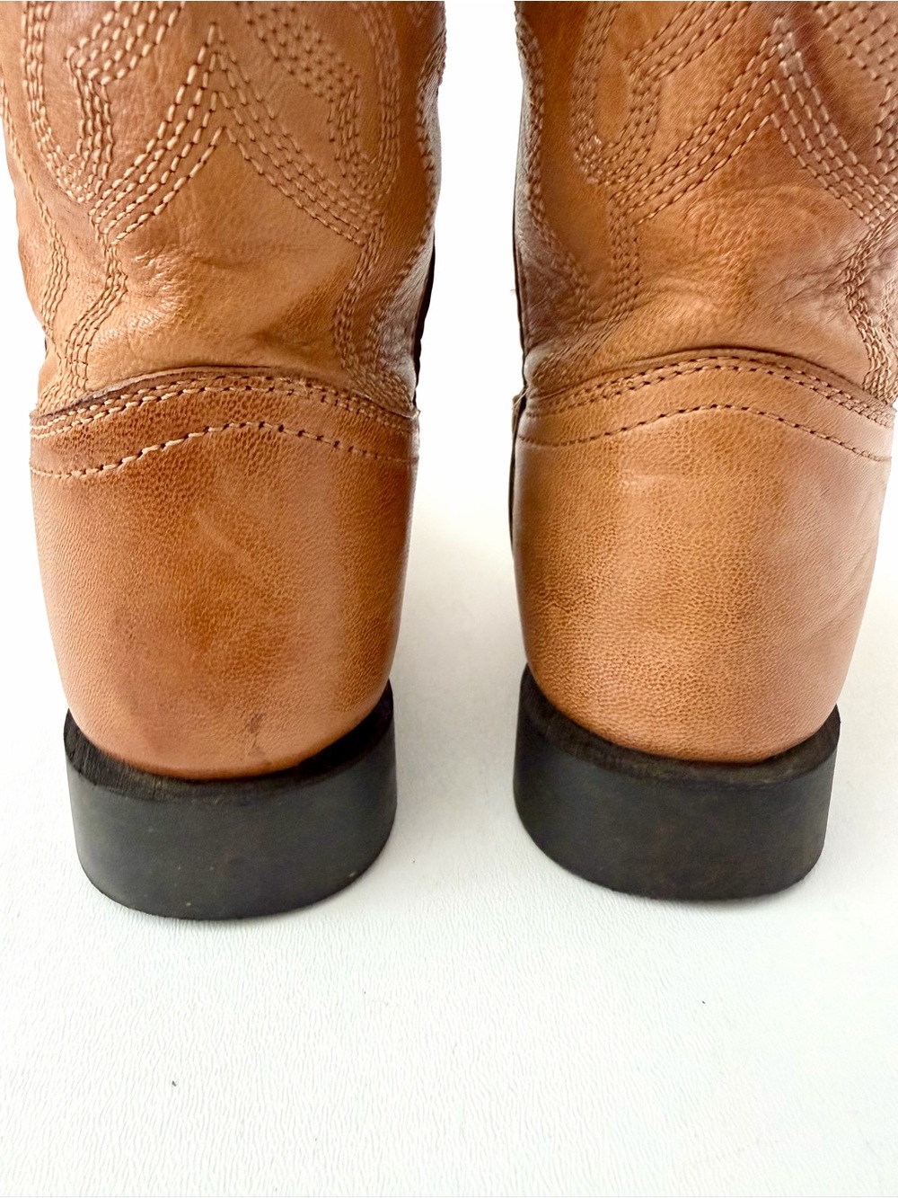 CODY JAMES | Boys Showdown Leather Western Cowboy Boots Tan Brown Size 3 D - Picture 10 of 14